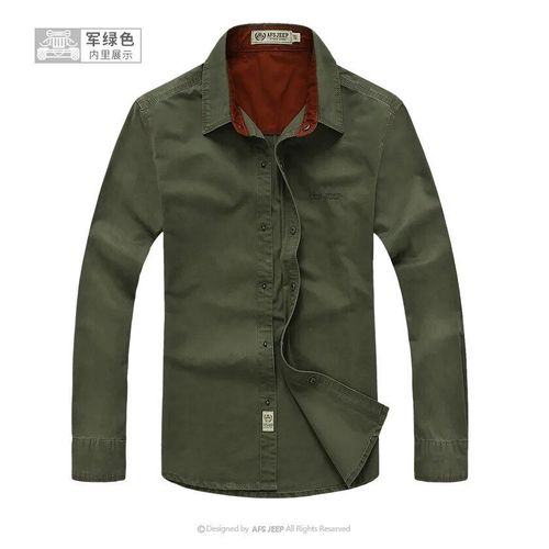 Chemises De Plein Air À Manches Longues Pour Hommes,Coton,Respirant,Printemps-Automne,Sports,Cago,Camping,Escalade,Tactiques De L'armée