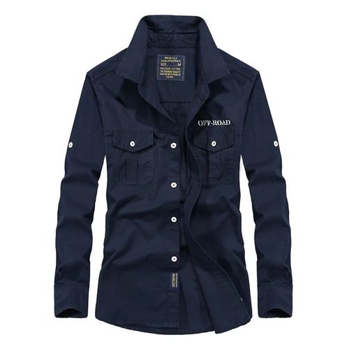 Chemises S Pour Hommes,Grande Taille,Marque,Manches Longues,En Coton,Chemisier Décontracté,Sport,Randonnée,Escalade,Pêche En Plein Air,Cargo,S-6xl