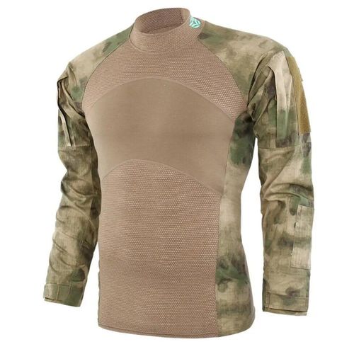 T-Shirt De Sport Respirant Pour Homme,Haut Tactique De L'armée,De Randonnée,De Camping,De Printemps,De Camouflage,De Combat,À Séchage Rapide