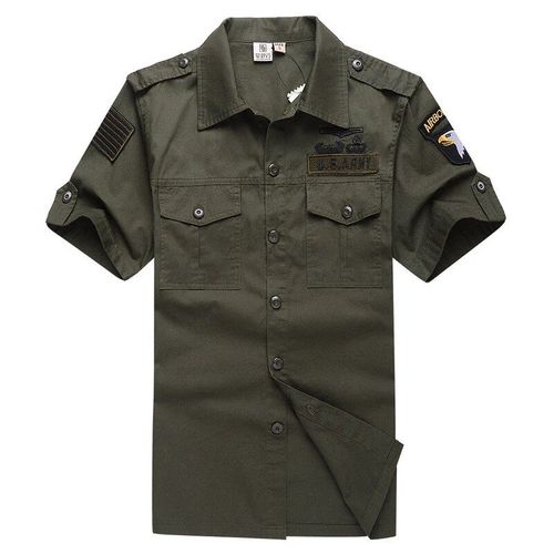 Uniforme En Plein Air Pour Hommes,Chemises Tactiques D'entraînement De Division Aérienne Américaine,Chemises De Randonnée En Coton Respirant À Manches Courtes