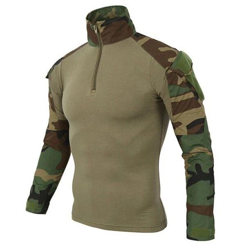 Chemise Tactique À Manches Longues Pour Homme,Vêtements S De Grande Taille 5xl,Style Camouflage Pour L'entraînement Au Combat Et La Randonnée En Plein Air