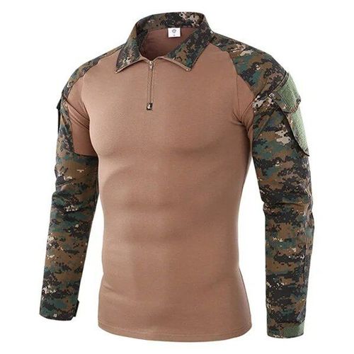 Chemise Tactique À Manches Longues Pour Homme,Vêtements S De Grande Taille 5xl,Style Camouflage Pour L'entraînement Au Combat Et La Randonnée En Plein Air