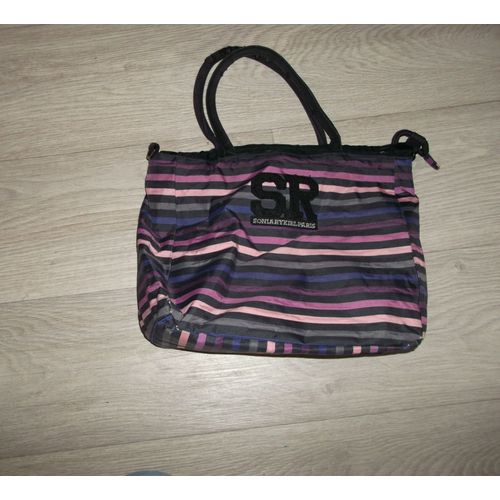 Sac à main SONIA RYKIEL nylon multicolore