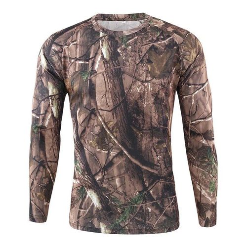 T-Shirt À Séchage Rapide Pour Homme,À Col Rond,Motif Python,Camouflage,Sport De Plein Air,Abrasion Et Évacuation De L'humidité,Tactique