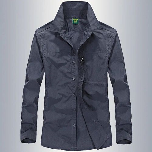 Chemise D'extérieur Pour Hommes,Vêtement De Loisirs À Séchage Rapide,Respirant,Anti-Uv,De Sport,De Randonnée,D'escalade,De Printemps Et D'été