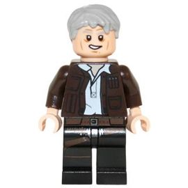 LEGO Star Wars Episode 7 Han Solo, Old (Lopsided Grin) sw0675 du set 75105