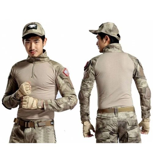 Solomon-T-Shirt Camouflage À Manches Longues Pour Hommes,T-Shirt Bdu Skip,Chemises De Chasse,Entraînement,Randonnée,Sniper,Paintball,Airsoft