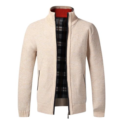 Cardigan En Tricot Pour Hommes,Chemise Coupe-Vent D'extérieur,Plus Velours Épais,Chaud,Trekking,Camping,Escalade,Pull,Manteau Ample