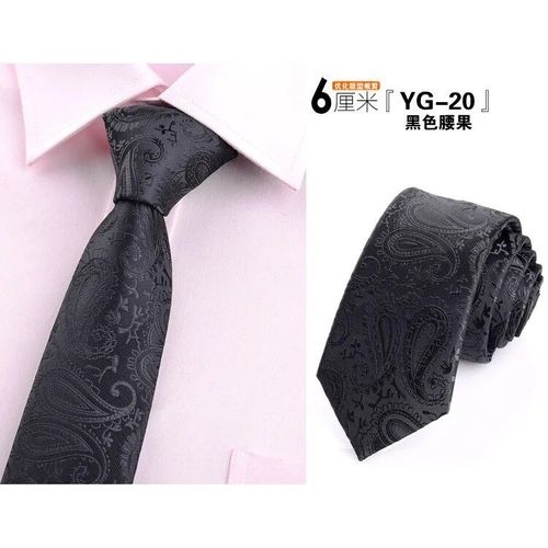 Cravate En Soie Pour Hommes,6cm,Jacquard,Tissé,Classique,Motif Floral,À La Mode