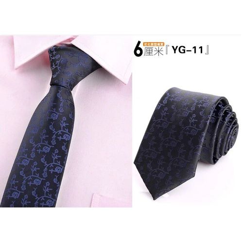 Cravate En Soie Pour Hommes,6cm,Jacquard,Tissé,Classique,Motif Floral,À La Mode