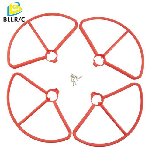 Convient Pour Mjx Meijiaxin B2c B2w Bugs 2 Brushless Quadcopter Housse De Protection Anneau De Protection Accessoires Rouge-Nokksackk