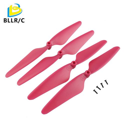 Convient Pour Hubson X4 H502s H502e Accessoires Quadrirotor Pales De Drone A Hélice Rouge-Nokksackk