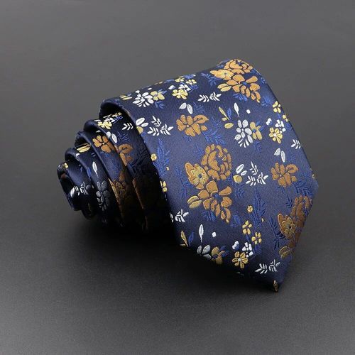 Cravate Florale Pour Hommes,Cravate Imprimée De Cheval D'ours Brun,Cravate À La Mode En Polyester,Robe De Costume De Fête De Mariage D'affaires,Cadeau