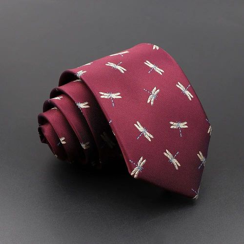 Cravate Florale Pour Hommes,Cravate Imprimée De Cheval D'ours Brun,Cravate À La Mode En Polyester,Robe De Costume De Fête De Mariage D'affaires,Cadeau
