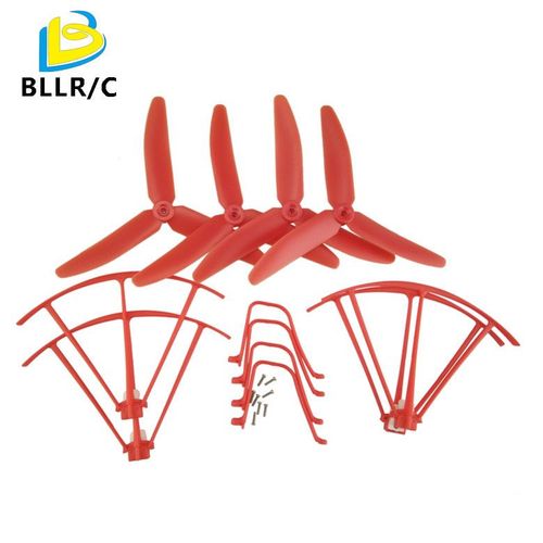Convient Aux Accessoires Bllrc Sima X5uw X5uc Accessoires D'avion Rouge A Trois Feuilles Hélice Train D'atterrissage Housse De Protection-Nokksackk