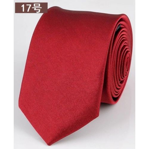 Cravate Slim En Forme De Flèche Rouge Pour Homme,Accessoire Simple Et Décontracté,De Couleur Noire Ou Rouge,Étroit De 5cm,Idéal Pour Une Fête Formelle,À La Mode,-2019