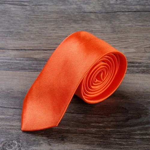 Cravate À Col Étroit De Couleur Unie Pour Homme Et Fille,Vêtement Décontracté De Tous Les Jours,Disponible En Noir,Or,Rose,5cm