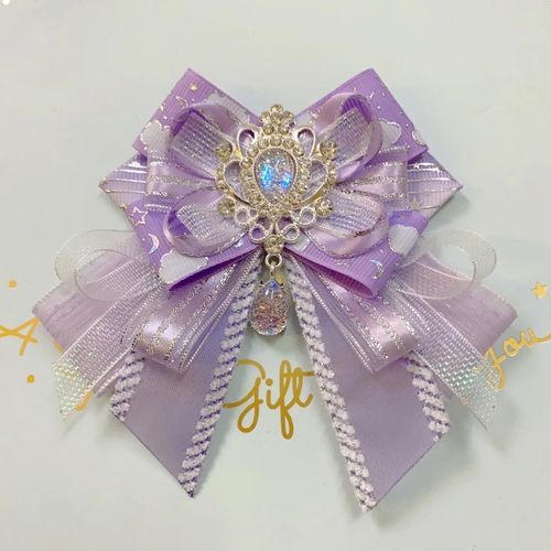 Noeud Papillon En Biscuits De Luxe Pour Femmes,Broche,Robe De Mode Lolita Cosplay,Col De Chemise,Fleurs,Bijoux Faits À La Main