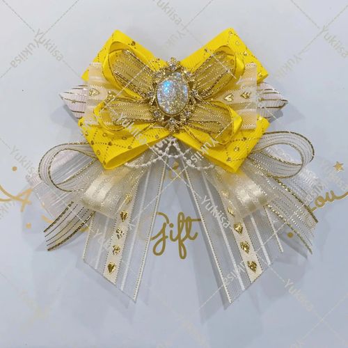 Noeud Papillon En Biscuits De Luxe Pour Femmes,Broche,Robe De Mode Lolita Cosplay,Col De Chemise,Fleurs,Bijoux Faits À La Main