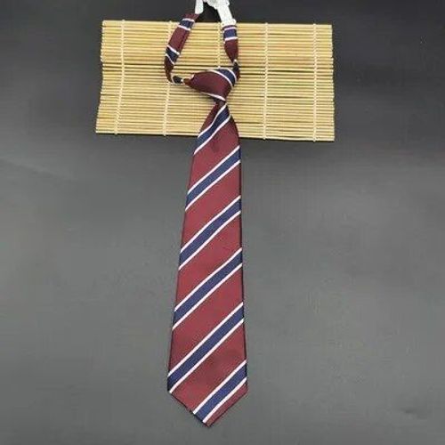 Noeud Papillon Rayé Rouge Pour Hommes,Cravate De Style Collège Japonais Paresseux,Vêtements De Cheminée Marron,600 Photos Strephotos