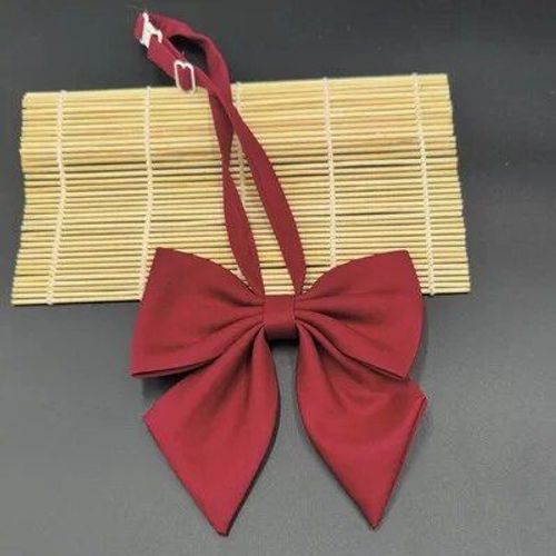 Noeud Papillon Rayé Rouge Pour Hommes,Cravate De Style Collège Japonais Paresseux,Vêtements De Cheminée Marron,600 Photos Strephotos