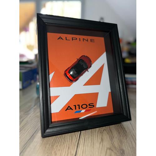 Cadre voiture Alpine A110S échelle 1/43