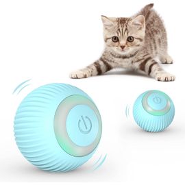 Iokheira Jouets Pour Chats, Balle Chat Avec Led Lumières,Jouet Chat Interactif Interieur Pour Chat Chien Chatons,Rotation Automatique Et Chargement