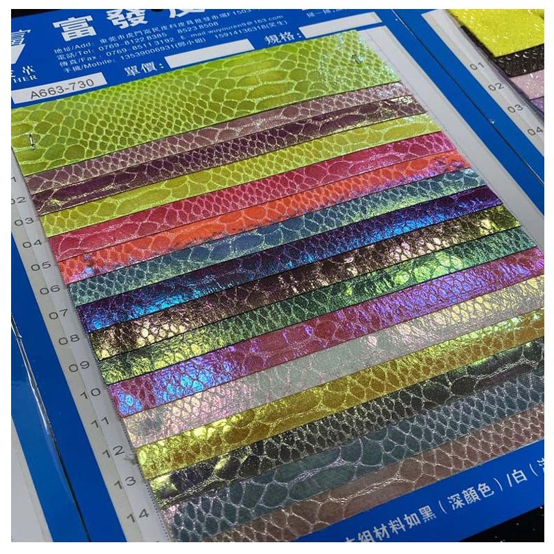 Motif De Python Explosif Matriau Spcial Cuir Mtal Petit M... - 3