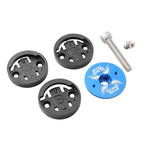 Housse De Bol Pour Ordinateur De Vélo De Route De Montagne Wahoo Garmin Bairui Teng Support Ordinateur Base Fixe, Bleu