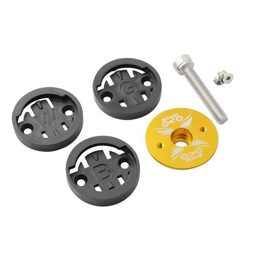 Ensemble De Bol D'ordinateur De Vélo De Route De Montagne Couverture Wahoo Garmin Bairui Teng Support Ordinateur Base Fixe, Or