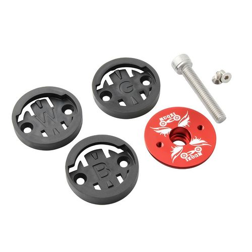Housse De Bol Pour Ordinateur De Vélo De Route De Montagne Wahoo Garmin Bairui Teng Support Ordinateur Base Fixe, Rouge