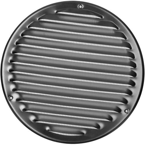 Ø 160mm Grille de Ventilation avec Moustiquaire - Grilles d'aération en Métal - Aluminium