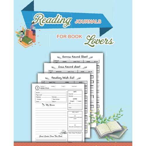 Reading Journals For Book Lovers: Log Book Help Track The Books You Read And Create A Personal Reading Record To Look Back On| Book Lover Gifts (Reading Log Journal)