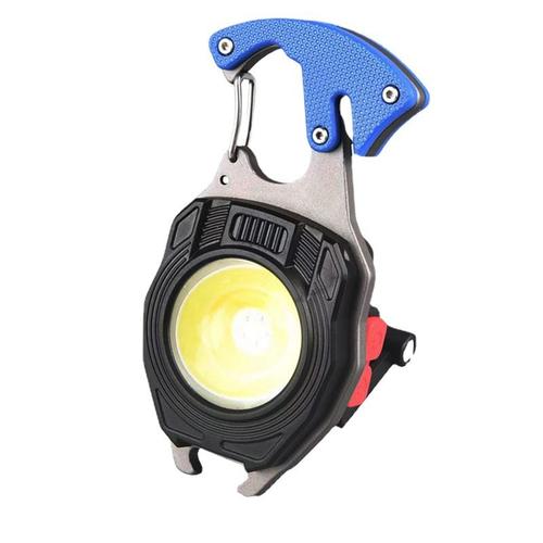 Mini lampe de camping porte-clés LED multifonction avec allume-cigarette  lampe de travail d'entretien USB magnétique forte portable ultra-légere,  deux packs de style 5154 ordinaire