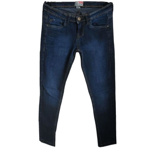 Pantalon Droit Denim Bershka - Taille 34