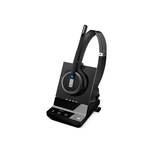 EPOS IMPACT SDW 5066T - Système de casque - sur-oreille - DECT - sans fil, filaire - noir - Certifié pour Microsoft Teams, Optimisé pour la CU