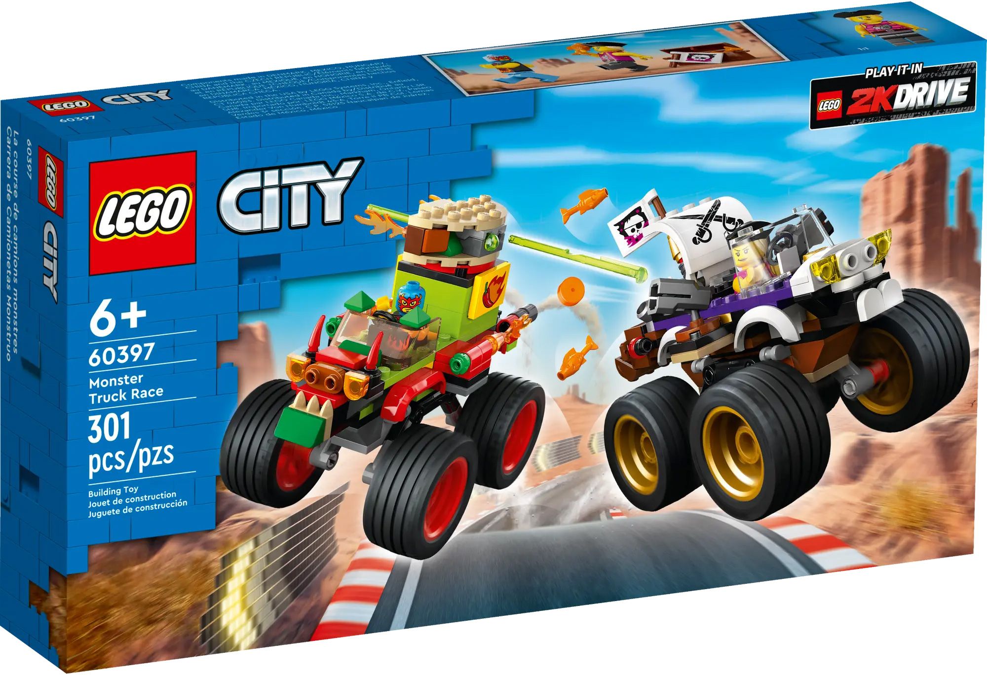 Lego City - La Course De Monster Trucks - 60397