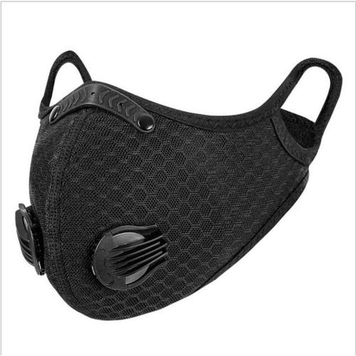 Masque de vélo Couvre-chef de vélo de montagne Sports de plein air Type de  suspension d'oreille Masque anti-buée au charbon actif anti-poussiere, Noir  - Taille unique