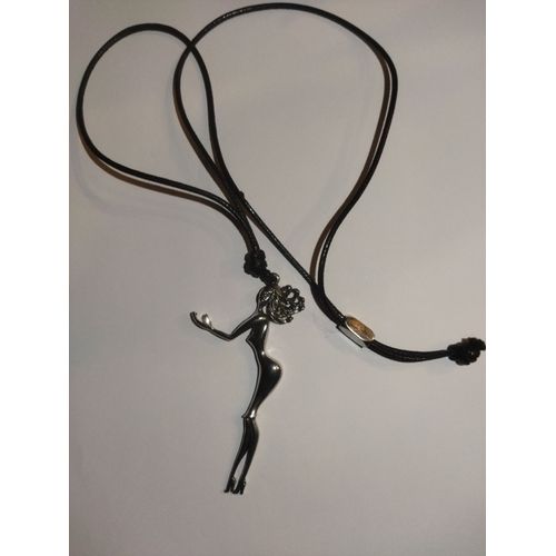 Pendentif Danseuse Acier Inoxydable