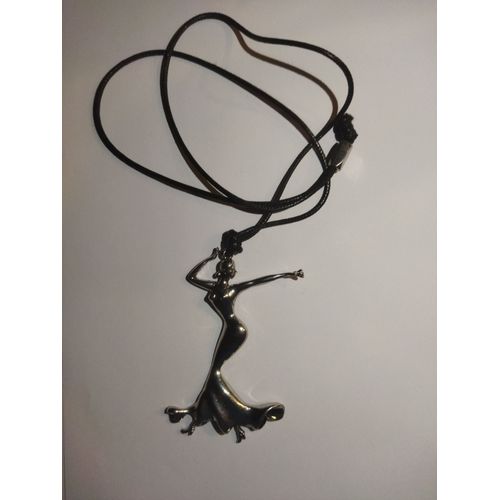Pendentif Danseuse Acier Inoxydable