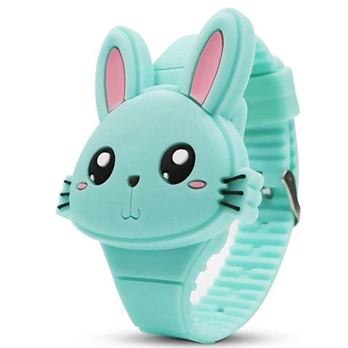 Montre Enfants Garçon Fille,Ado Digitale Extérieur Sport Etanche Montre Et Protection Environnementale Non Toxique Sangle?Vert