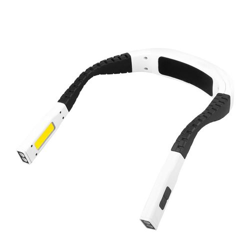 Protection Des Yeux Ultra-Claire En Plein Air Nuit En Cours D'exécution Portable Suspendu Cou Lampe De Lecture Usb Rechargeable Suspendu Cou Lumiere Remplir La Lumiere, Astey-Blanc Suspendu Cou Lumiere
