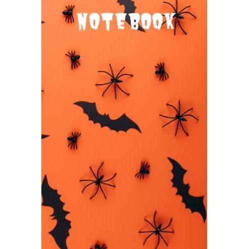 Notebook: Halloween Party Journal: Medium (6 X 9 Inches) - 120 Pages For Homework, Diaries, Holidays Gifts