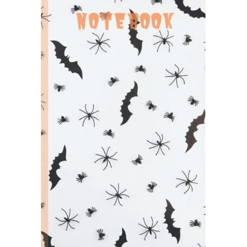 Notebook: Halloween Party Notebook: Medium (6 X 9 Inches) - 120 Pages For Homework, Diaries, Holidays Gifts - Halloween Cover Paperback