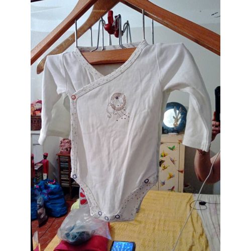 Body Blanc 6 Mois Mon Premier Major.