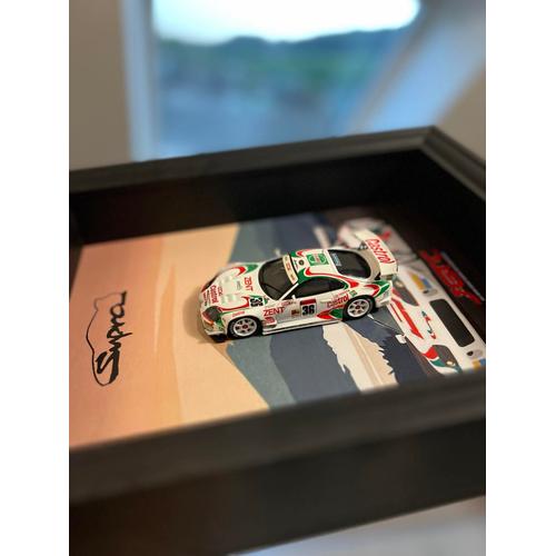 Cadre voiture Toyota SUPRA castrol JGTC échelle 1/43