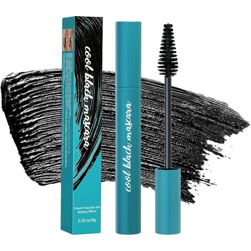 Mascara,Mascara Volumateur Et Allongeant,Lash Extension Mascara,Natural And False Lash Look In One,Long Lasting For Definition,Convient Aux Yeux Sensibles(Noir) 