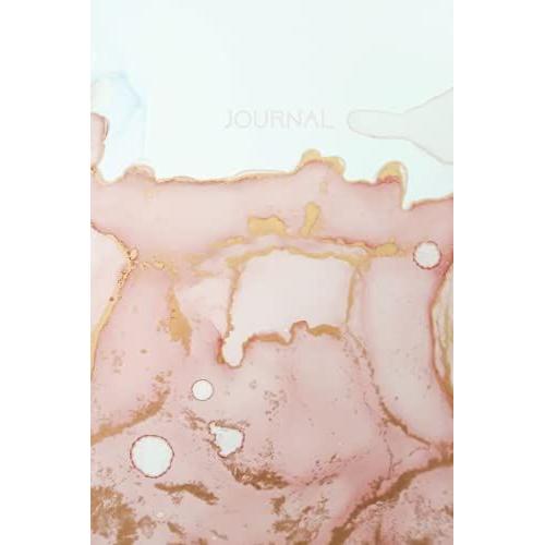 Journal: Liquid Marble Abstract Pattern - Beautiful Design 6" X 9" Blank Lined Pages | Diary, Creative Writing, Doodling, Note Taking, Travel: Notebook Journal Tracker - 120 Pages