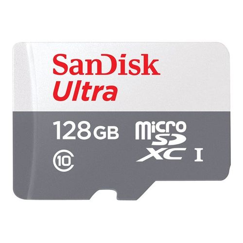 SanDisk Ultra - Carte mémoire flash (adaptateur microSDXC vers SD inclus(e)) - 128 Go - Class 10 - microSDXC UHS-I
