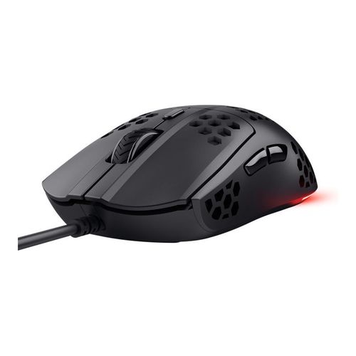 Trust GXT 928 Helox - Souris - ultra-lightweight, gaming - pour droitiers - optique - 6 boutons - filaire - USB - noir